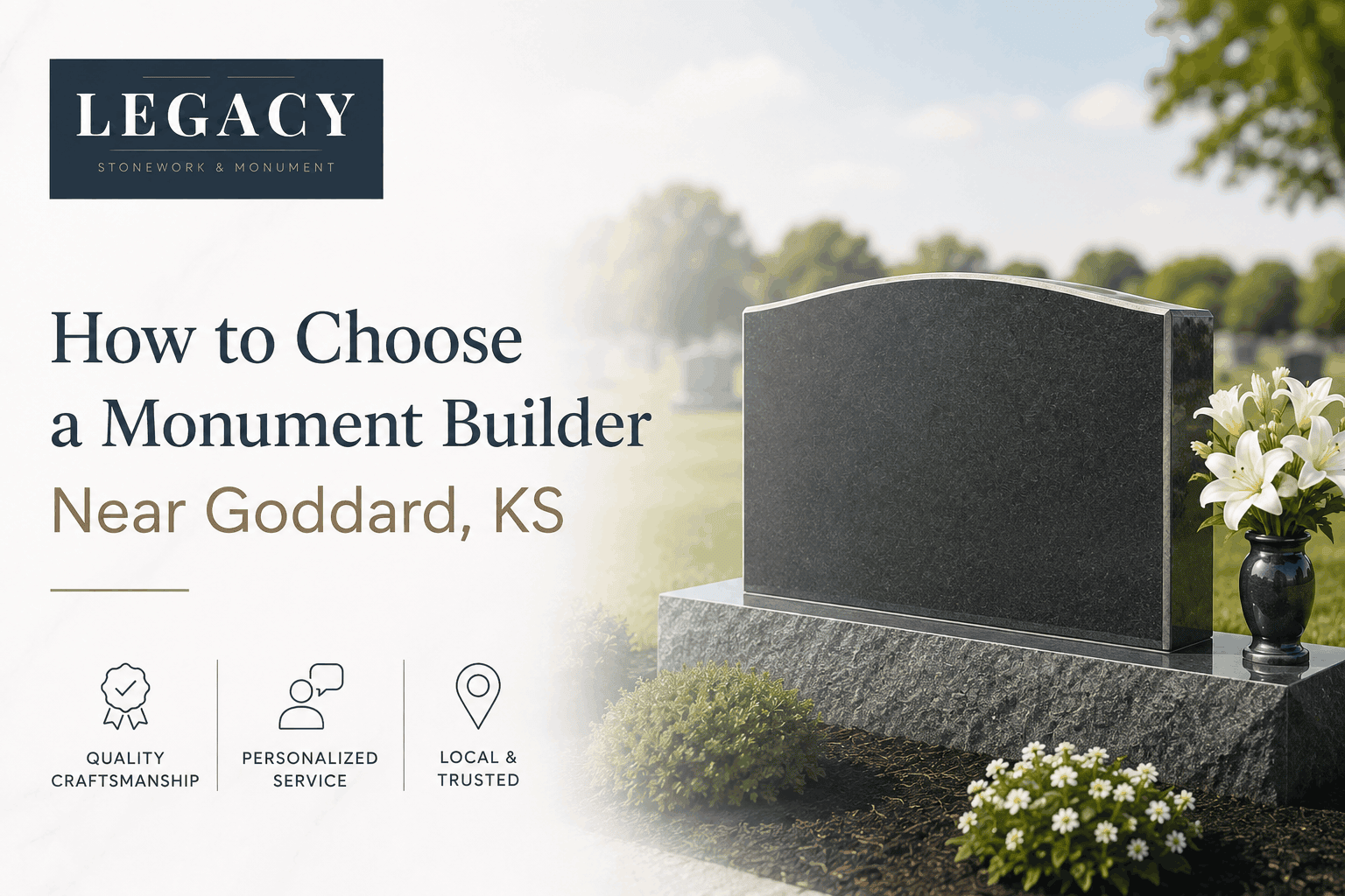 How to Choose a Monument Builder Near Goddard, KS